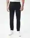 Pantalon Khakis Rocket Negro Sombrío Ultraoscuro Talla 38 Hombre Chevignon