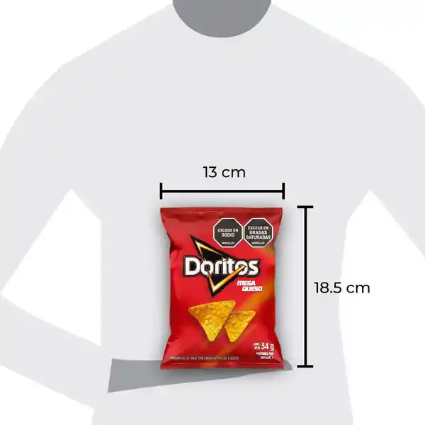 Doritos Snack Megaqueso 34 g