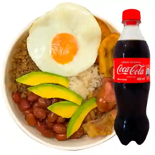Combo tazón paisa + coca cola 400ml