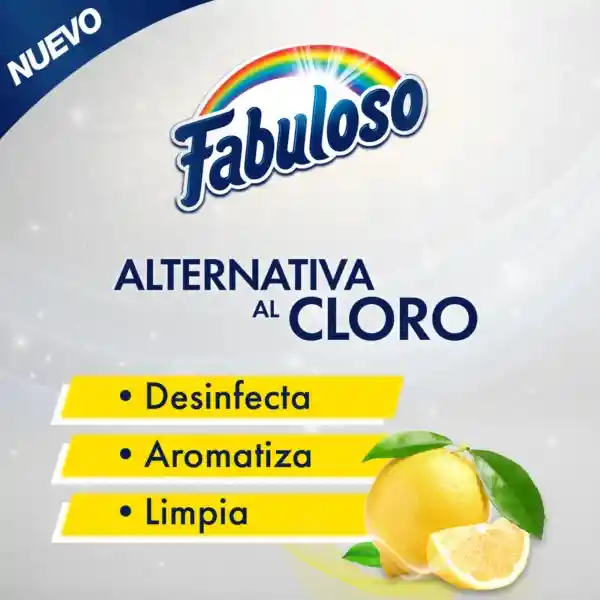 Limpia Pisos Fabuloso Alternativa al Cloro Ultra Desinfectante Citrica 2L