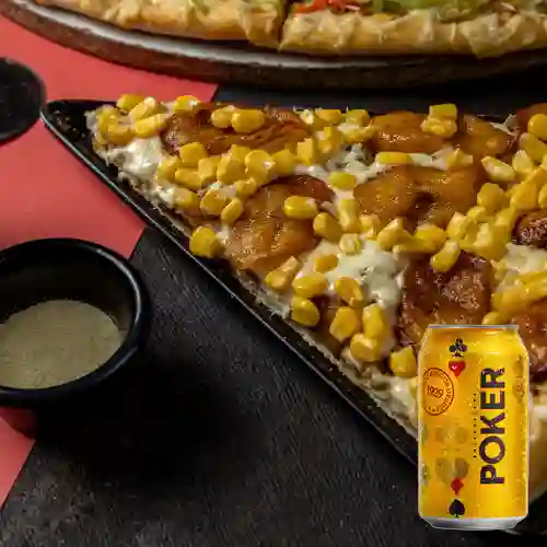 Combo Pizza Criolla + Poker 355 ml
