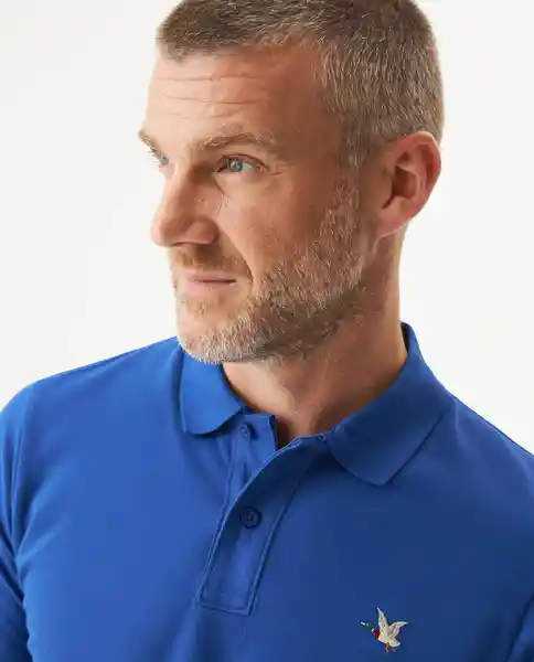 Camiseta Polo Muscle Azul Sodalita Ultraoscuro Talla L Chevignon