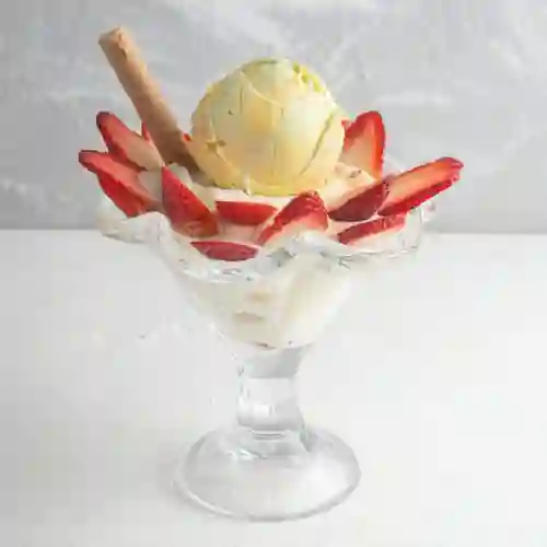 Fresas con Helado