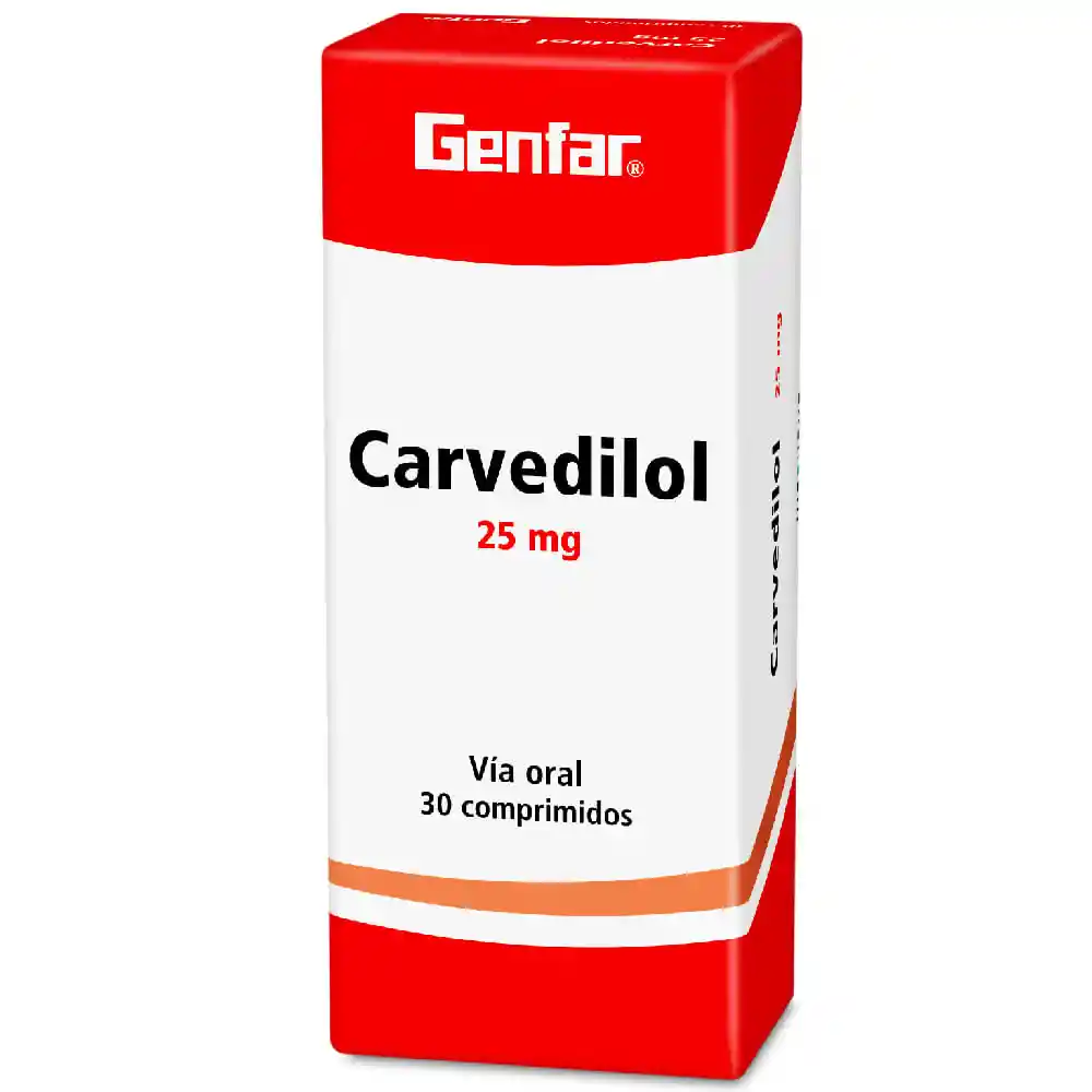 Genfar Carvedilol 25Mg X 10Tab