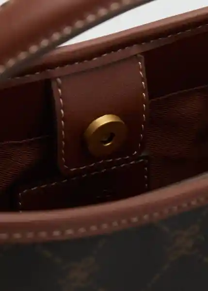 Bolso P Isoldo Marrón Talla 99 Mujer Mango