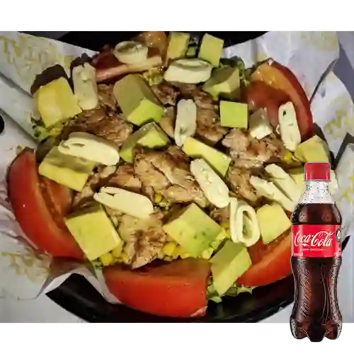 Combo Ensalada + Coca-cola Sabor Original 400 ml