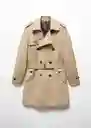 Chaqueta Parka Tango Camel Talla L Hombre Mango