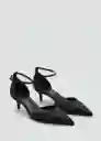 Zapatos Derek Negro Talla 38 Mujer Mango