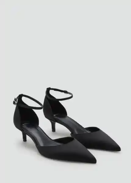 Zapatos Derek Negro Talla 38 Mujer Mango