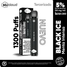 Glucloud Vapeador Black Ice Large 1300