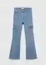 Jean Flarecar Tejano Medio Talla 19 Niños Mango