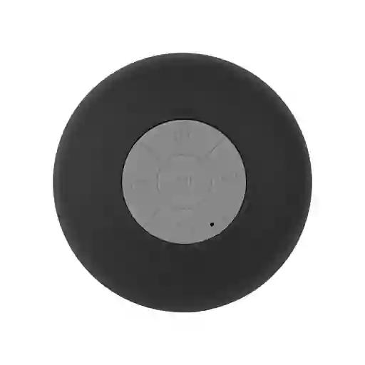 Bocina Impermeable Ipx4 Con Ventosa Color Negro K364 Miniso