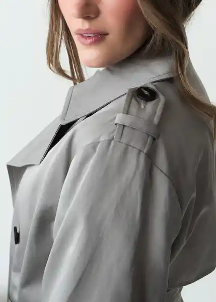Chaqueta Mujer Gris Elefante Medio Talla L 523G036 Naf Naf