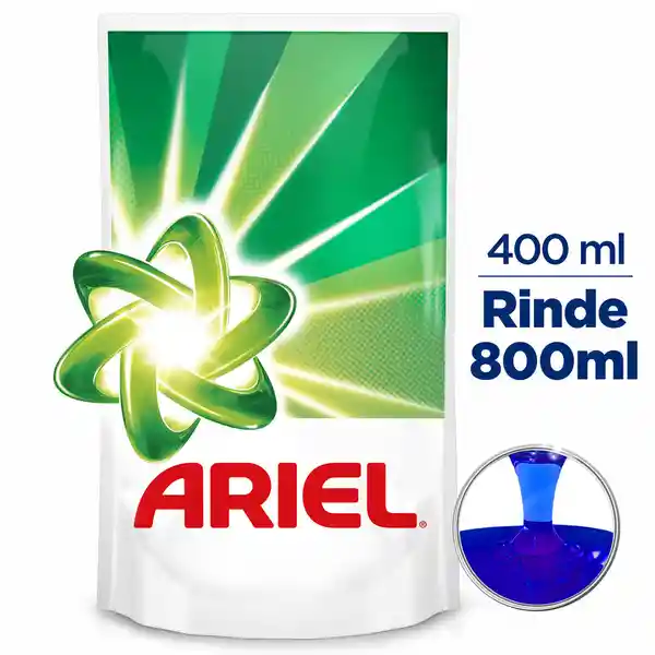 Ariel Doble Poder Detergente Líquido Concentrado