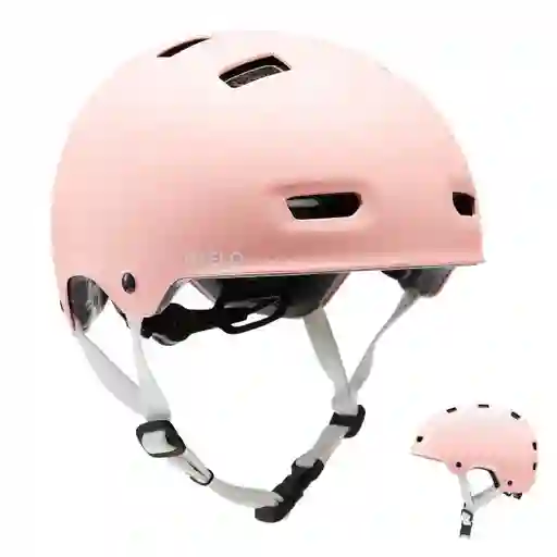 Oxelo Casco de Patinaje Rosado Claro Talla M mf504