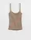 Camiseta Aerie Beige Talla Medium 3930676 American Eagle