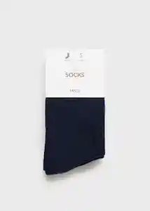 Calcetines Solid Navy Talla 21 Niños Mango