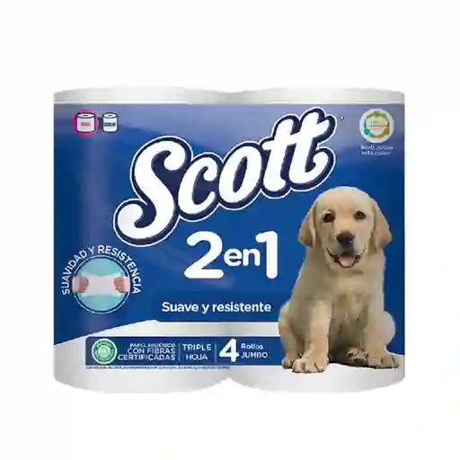 Scott Papel Higiénico 2 en Rollos