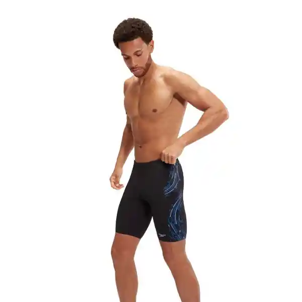 Pantalón Baño Tech Pnl Jam Amarillo Black/Blue 30 Speedo