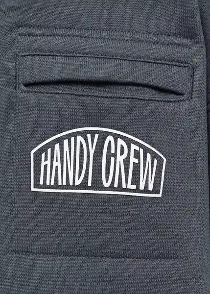 Buzo Sudadera Crew Asfalto Talla 12 Niños Mango