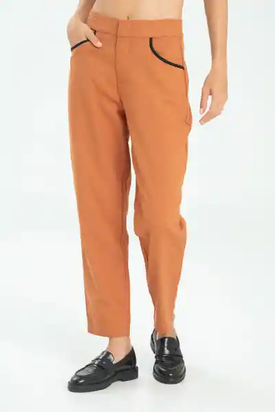 Pantalón Alickh Color Café Caramelo Talla 8 Ragged