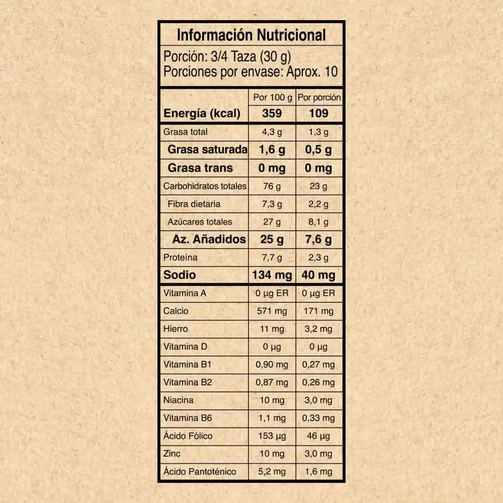 CHOCAPIC Cereal Mix Vainilla por 310 g