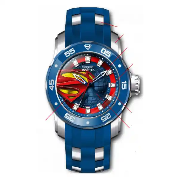 Invicta Reloj Hombre Azul Acero Inv34745