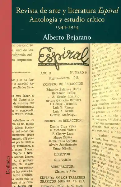 Revista de Arte y Literatura Espiral Antología y Estudios