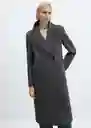 Abrigo Eye Gris Talla S Mujer Mango