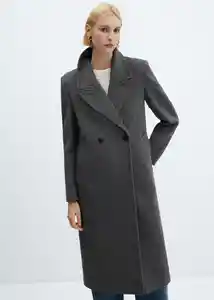 Abrigo Eye Gris Talla S Mujer Mango