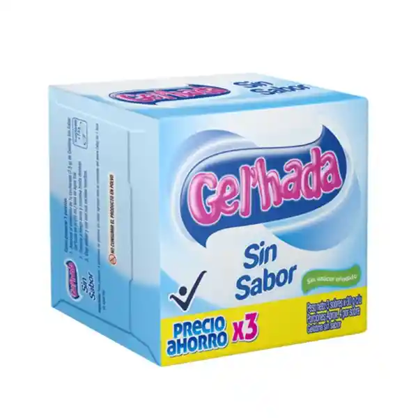 Gel'hada Gelatina Sin Sabor