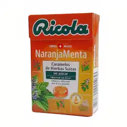 Ricola Caramelos Naranja Menta Sin Azúcar