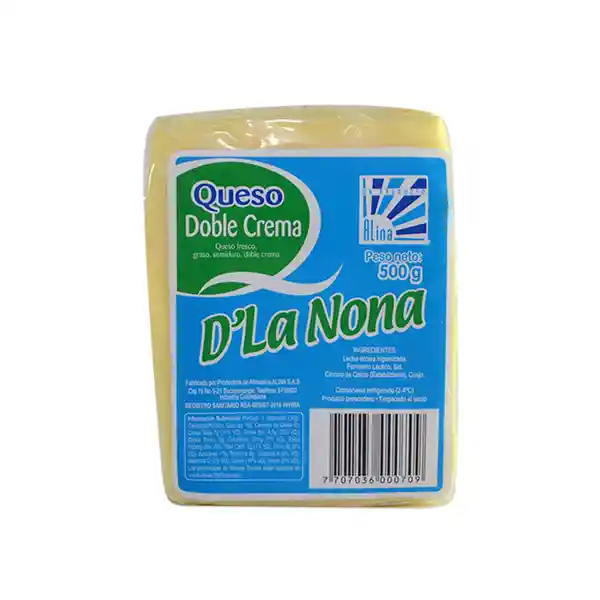 D'La Nona Queso Doble Crema Bloqueado