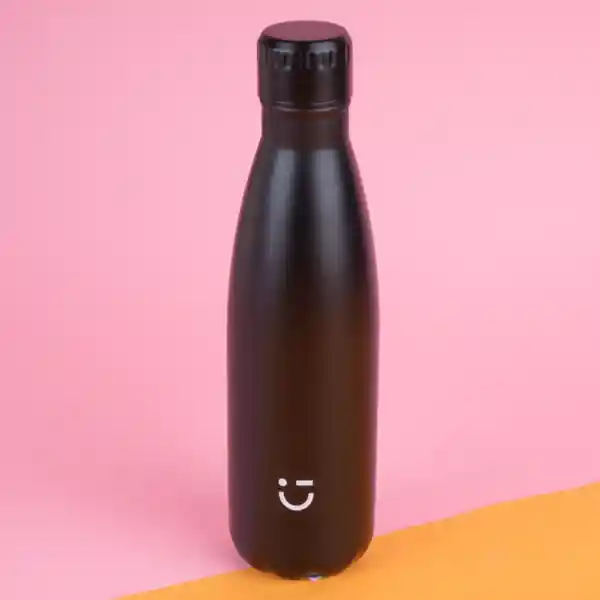 Termo Botella Color Negro Miniso