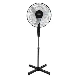 Home Elements Ventilador de Pedestal 3 Velocidades Negro 16"