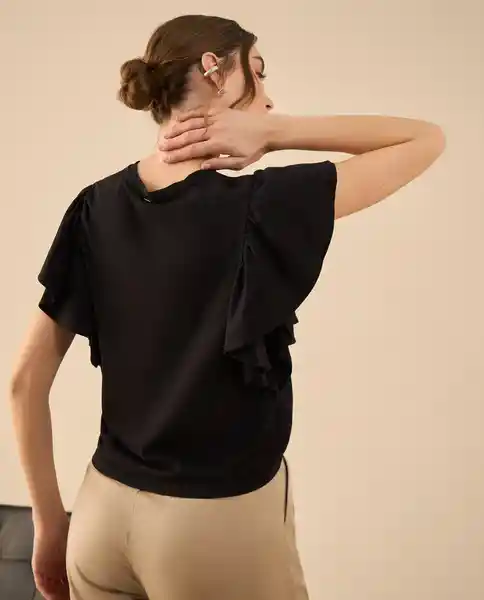 Camiseta Pozo Negro Ultraoscuro Talla S 402G011 Esprit