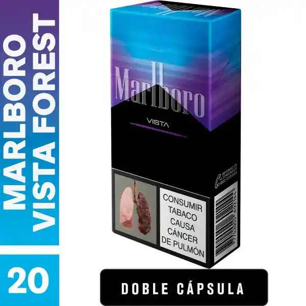 Cigarrillos Marlboro Vista Fusion Cajetilla (20 Und)