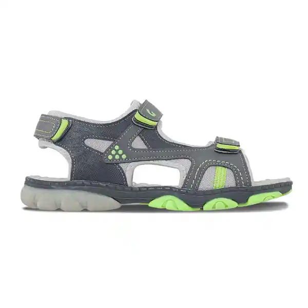 Los Gomosos Sandalias Essen Hombre y Niño Gris Verde Talla 32