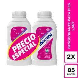 Mexsana Talcolady 2 Unds X85 G C/U Precio Especial