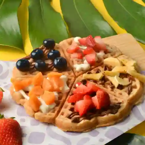 Waffle de Yuca