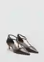 Zapatos Wider Khaki Talla 38 Mujer Mango