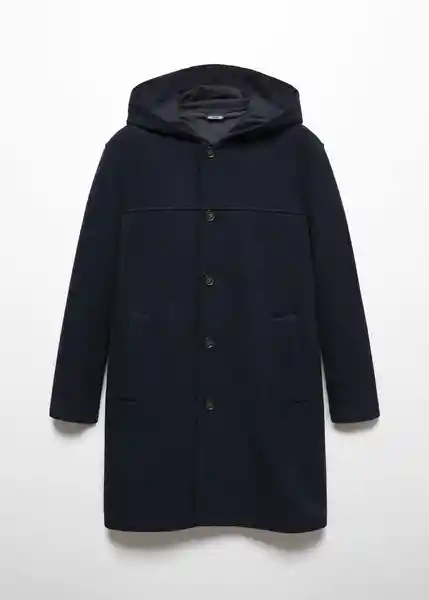 Abrigo Faro Navy Talla XXL Hombre Mango