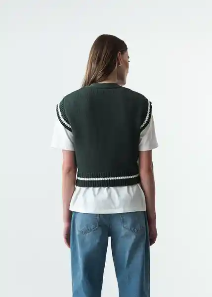 Tejido Mujer Verde Hidai Ultraoscuro Talla S 583G054 Naf Naf