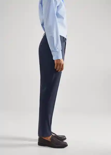 Pantalón Brasilia Índigo Talla 36 Hombre Mango