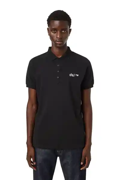 Diesel Camiseta Polo T-Weet-B2 Negro Talla L