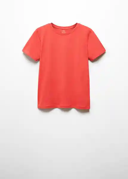 Camiseta Chalaca Rojo Talla XS Mujer Mango