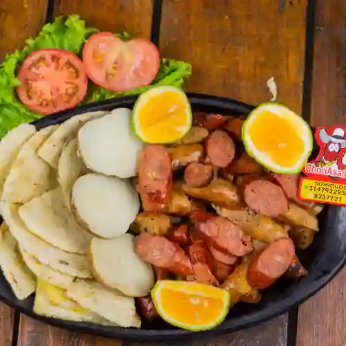 Picada Chori-Mix Arepa y Papa