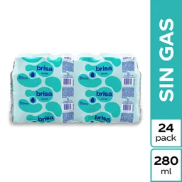 Agua Brisa Sin Gas 280ml x 24 Unds