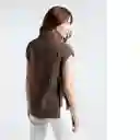  Saco Tejido Tribu Mujer Cafe Piedra Medio Talla M Naf-Naf 