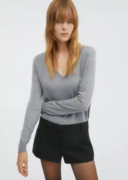 Jersey Serranov Gris Claro Vigoré Talla M Mujer Mango